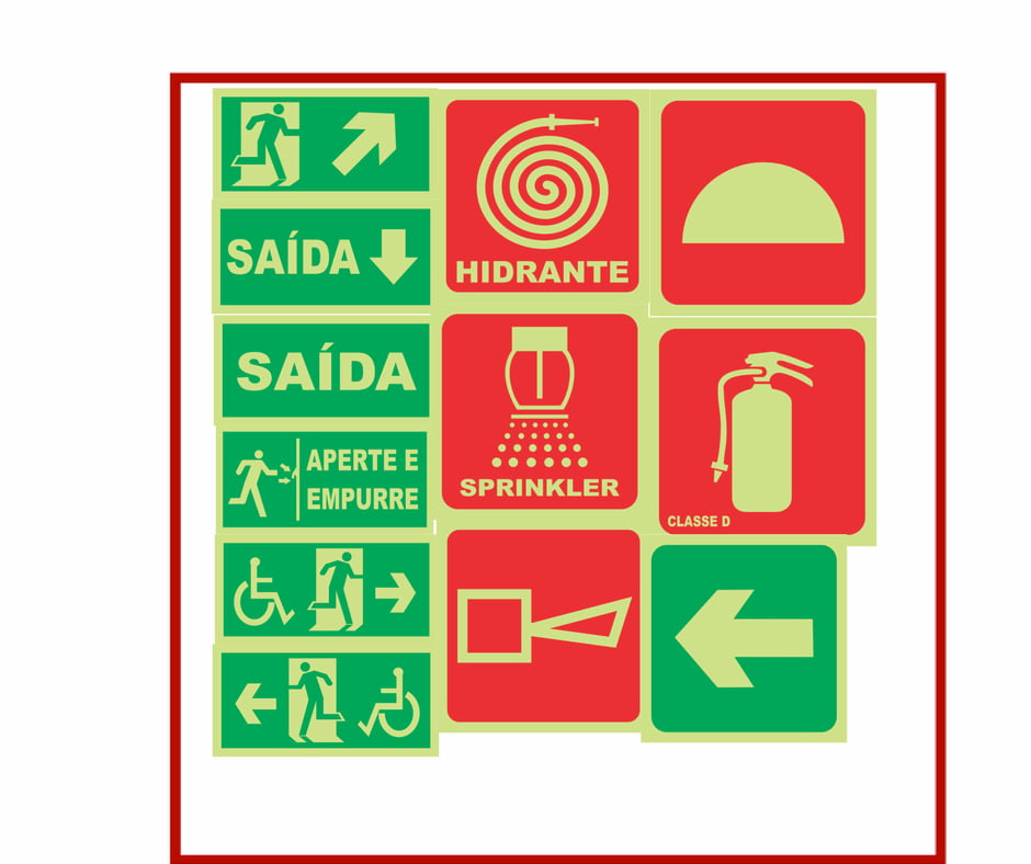Onde comprar placas de sinalização de emergência fotoluminescente